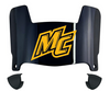 Merrimack Warriors Mini Football Helmet Visor Shield w/ Clips - PICK VISOR & LOGO COLOR
