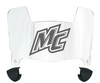 Merrimack Warriors Mini Football Helmet Visor Shield w/ Clips - PICK VISOR & LOGO COLOR