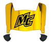 Merrimack Warriors Mini Football Helmet Visor Shield w/ Clips - PICK VISOR & LOGO COLOR