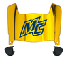 Merrimack Warriors Mini Football Helmet Visor Shield w/ Clips - PICK VISOR & LOGO COLOR