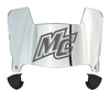 Merrimack Warriors Mini Football Helmet Visor Shield w/ Clips - PICK VISOR & LOGO COLOR