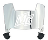 Merrimack Warriors Mini Football Helmet Visor Shield w/ Clips - PICK VISOR & LOGO COLOR