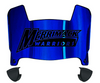 Merrimack Warriors Mini Football Helmet Visor Shield w/ Clips - PICK VISOR & LOGO COLOR