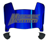 Merrimack Warriors Mini Football Helmet Visor Shield w/ Clips - PICK VISOR & LOGO COLOR