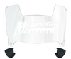 Merrimack Warriors Mini Football Helmet Visor Shield w/ Clips - PICK VISOR & LOGO COLOR