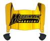 Merrimack Warriors Mini Football Helmet Visor Shield w/ Clips - PICK VISOR & LOGO COLOR