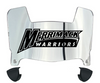 Merrimack Warriors Mini Football Helmet Visor Shield w/ Clips - PICK VISOR & LOGO COLOR