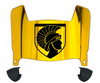 Merrimack Warriors Mini Football Helmet Visor Shield w/ Clips - PICK VISOR & LOGO COLOR