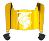 Merrimack Warriors Mini Football Helmet Visor Shield w/ Clips - PICK VISOR & LOGO COLOR