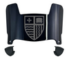 Merrimack Warriors Mini Football Helmet Visor Shield w/ Clips - PICK VISOR & LOGO COLOR