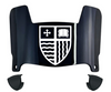 Merrimack Warriors Mini Football Helmet Visor Shield w/ Clips - PICK VISOR & LOGO COLOR