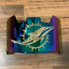 Miami Dolphins Full Size Football Helmet Visor Shield Green Iridium Mirror w/ Clips - PICK LOGO COLOR