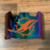 Miami Dolphins Full Size Football Helmet Visor Shield Green Iridium Mirror w/ Clips - PICK LOGO COLOR