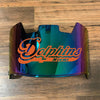 Miami Dolphins Full Size Football Helmet Visor Shield Green Iridium Mirror w/ Clips - PICK LOGO COLOR