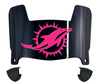 Miami Dolphins Limited Edition Mini Football Helmet Visor Shield w/ Clips - PICK VISOR & LOGO COLOR