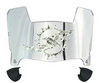 Miami Dolphins Limited Edition Mini Football Helmet Visor Shield w/ Clips - PICK VISOR & LOGO COLOR