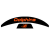Miami Dolphins MIDI Mid Size SpeedFlex Football Helmet Front & Back Bumper Decal Set - Pick Color