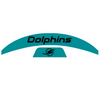 Miami Dolphins MIDI Mid Size SpeedFlex Football Helmet Front & Back Bumper Decal Set - Pick Color