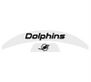 Miami Dolphins MIDI Mid Size SpeedFlex Football Helmet Front & Back Bumper Decal Set - Pick Color