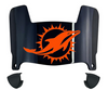 Miami Dolphins Mini Football Helmet Visor Shield w/ Clips - PICK VISOR & LOGO COLOR