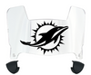 Miami Dolphins Mini Football Helmet Visor Shield w/ Clips - PICK VISOR & LOGO COLOR