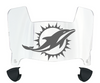 Miami Dolphins Mini Football Helmet Visor Shield w/ Clips - PICK VISOR & LOGO COLOR