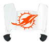 Miami Dolphins Mini Football Helmet Visor Shield w/ Clips - PICK VISOR & LOGO COLOR