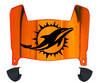 Miami Dolphins Mini Football Helmet Visor Shield w/ Clips - PICK VISOR & LOGO COLOR