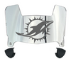 Miami Dolphins Mini Football Helmet Visor Shield w/ Clips - PICK VISOR & LOGO COLOR