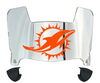Miami Dolphins Mini Football Helmet Visor Shield w/ Clips - PICK VISOR & LOGO COLOR