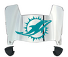 Miami Dolphins Mini Football Helmet Visor Shield w/ Clips - PICK VISOR & LOGO COLOR