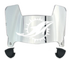Miami Dolphins Mini Football Helmet Visor Shield w/ Clips - PICK VISOR & LOGO COLOR