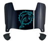 Miami Dolphins Retro Throwback Mini Football Helmet Visor Shield w/ Clips - PICK VISOR & LOGO COLOR