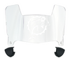 Miami Dolphins Retro Throwback Mini Football Helmet Visor Shield w/ Clips - PICK VISOR & LOGO COLOR