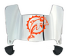 Miami Dolphins Retro Throwback Mini Football Helmet Visor Shield w/ Clips - PICK VISOR & LOGO COLOR