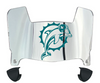 Miami Dolphins Retro Throwback Mini Football Helmet Visor Shield w/ Clips - PICK VISOR & LOGO COLOR