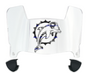 Miami Dolphins Limited Edition Mini Football Helmet Visor Shield w/ Clips - PICK VISOR & LOGO COLOR