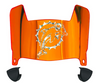 Miami Dolphins Limited Edition Mini Football Helmet Visor Shield w/ Clips - PICK VISOR & LOGO COLOR