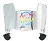 Miami Dolphins Limited Edition Mini Football Helmet Visor Shield w/ Clips - PICK VISOR & LOGO COLOR