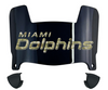 Miami Dolphins Limited Edition Mini Football Helmet Visor Shield w/ Clips - PICK VISOR & LOGO COLOR