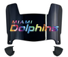 Miami Dolphins Limited Edition Mini Football Helmet Visor Shield w/ Clips - PICK VISOR & LOGO COLOR