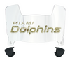 Miami Dolphins Limited Edition Mini Football Helmet Visor Shield w/ Clips - PICK VISOR & LOGO COLOR