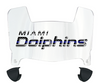Miami Dolphins Limited Edition Mini Football Helmet Visor Shield w/ Clips - PICK VISOR & LOGO COLOR