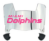 Miami Dolphins Limited Edition Mini Football Helmet Visor Shield w/ Clips - PICK VISOR & LOGO COLOR