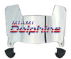 Miami Dolphins Limited Edition Mini Football Helmet Visor Shield w/ Clips - PICK VISOR & LOGO COLOR