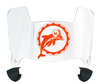 Miami Dolphins Retro Throwback Mini Football Helmet Visor Shield w/ Clips - PICK VISOR & LOGO COLOR