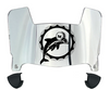 Miami Dolphins Retro Throwback Mini Football Helmet Visor Shield w/ Clips - PICK VISOR & LOGO COLOR