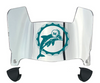 Miami Dolphins Retro Throwback Mini Football Helmet Visor Shield w/ Clips - PICK VISOR & LOGO COLOR