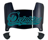 Miami Dolphins Retro Throwback Mini Football Helmet Visor Shield w/ Clips - PICK VISOR & LOGO COLOR