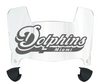 Miami Dolphins Retro Throwback Mini Football Helmet Visor Shield w/ Clips - PICK VISOR & LOGO COLOR